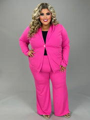 18 SET {Downtown Dazzle} Pink Lapel Blazer Pants Set EXTENDED PLUS SIZE 4X