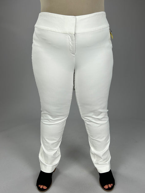 BT-O M-109 {Karen Scott} Black Capri Pants Retail $46.50 PLUS SIZE