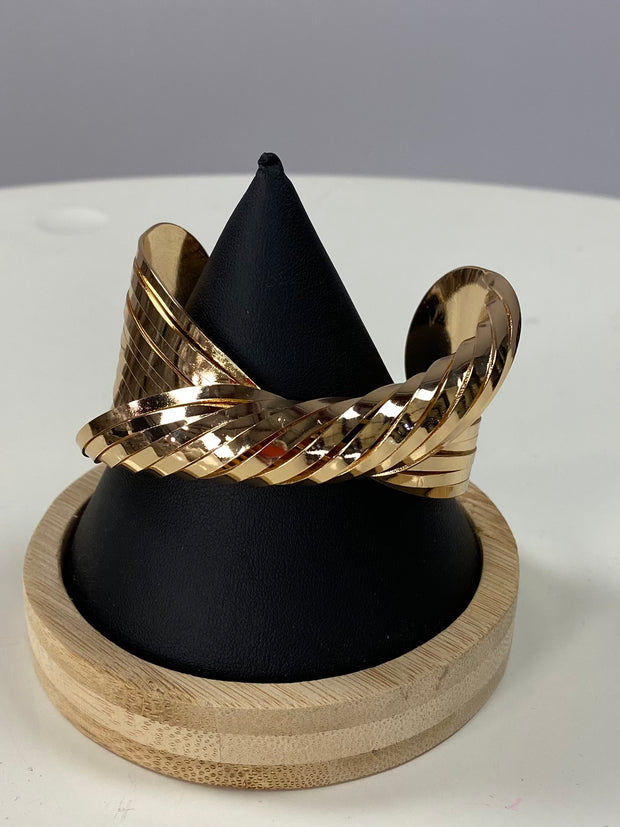 BRACELET {Midas Twist} Gold Bracelet Cuff