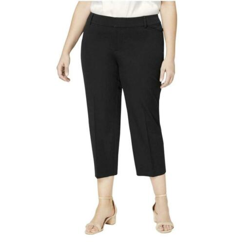 BT-Y  M-109  {Charter Club} Black Cropped Pants Retail $79.50 PLUS SIZE 16W 22W 24W