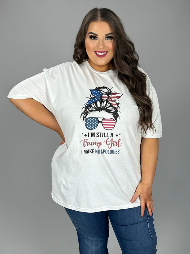 GT {Trump Girl} Ivory Graphic Tee