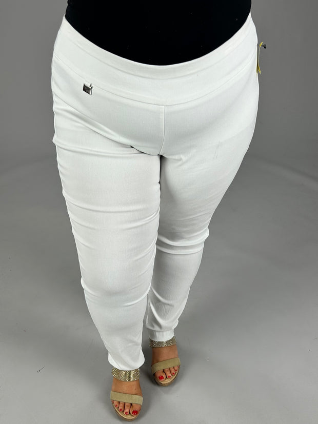 BT-Q M-109 {Alfani} White Tummy-Control Pants Retail $79.50 PLUS