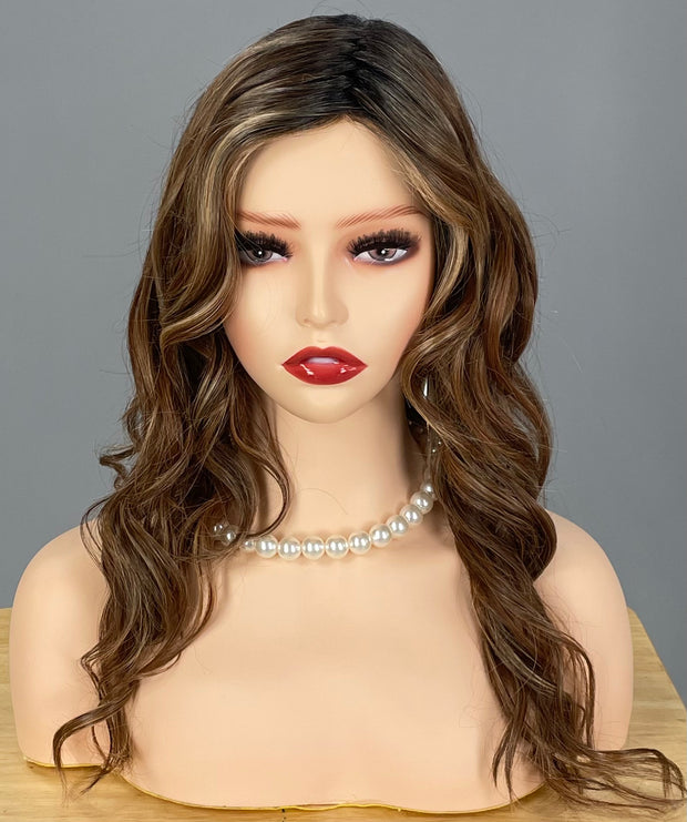 "Counter Culture" (Mocha with Cream) BELLE TRESS Luxury Wig