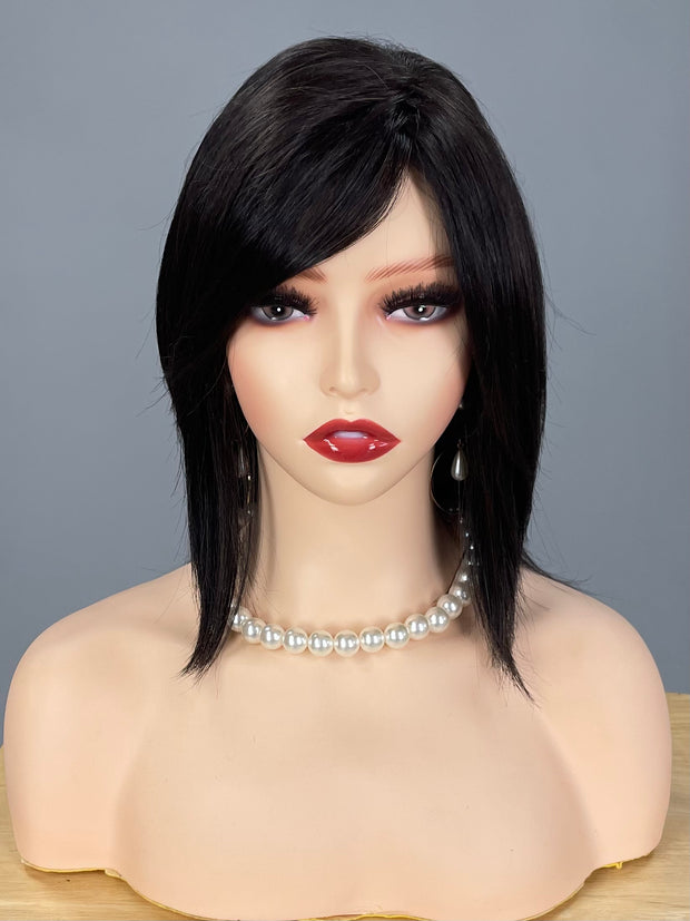 "Cold Brew Chic" (Cappuccino with Cherry) HAND-TIED BELL TRESS Luxury Wig