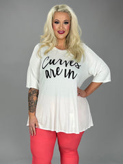 63 GT-F {In The Curves} Ivory "Curves Are  In" Top CURVY BRAND!!!  EXTENDED PLUS SIZE 3X 4X 5X 6X (May Size Down 1 Size)