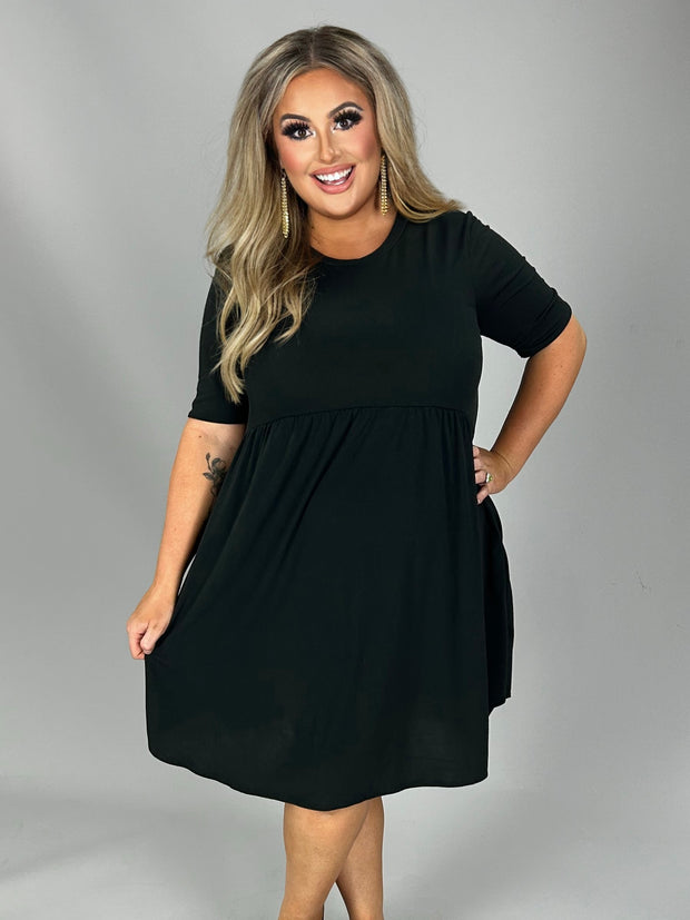 black babydoll dress plus size Terra & Sky Womens Plus Babydoll Dress, Sizes 0x-5x, Infant Girl's, Black