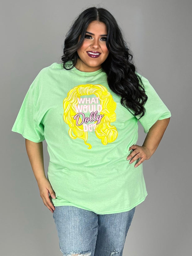 28 GT {What Would Do} Mint Graphic Tee PLUS SIZE 2X