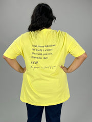 34 GT-E {You Matter} Yellow Graphic Tee