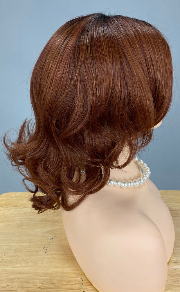 "Americana" (Cayenne with Ginger Root) Luxury Wig