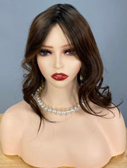 "Allegro 18" (Chocolate with Caramel) Luxury Wig