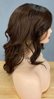 "Allegro 18" (Chocolate with Caramel) Luxury Wig