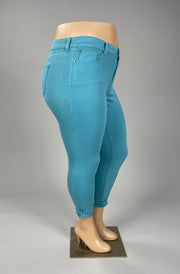 BT-A  M-109  {Celebrity Pink} Blue Skinny Ankle Jeans