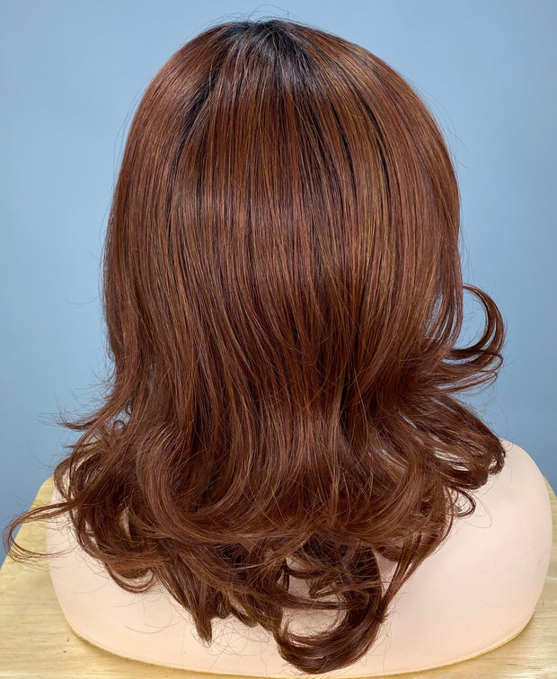 "Americana" (Cayenne with Ginger Root) Luxury Wig