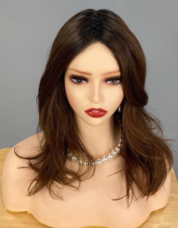 "Balance" (Chocolate with Caramel) BELLE TRESS Luxury Wig