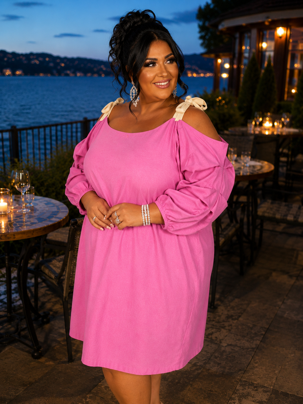 pink strawberry dress plus size Cato Fashions