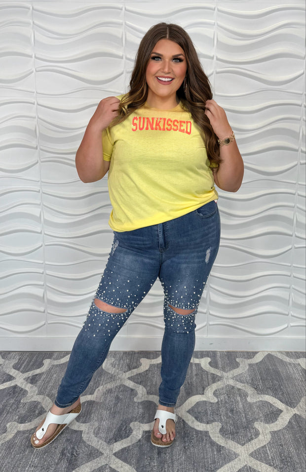 87 GT-Q {Sunkissed} Yellow Graphic Tee PLUS SIZE 2X 3X