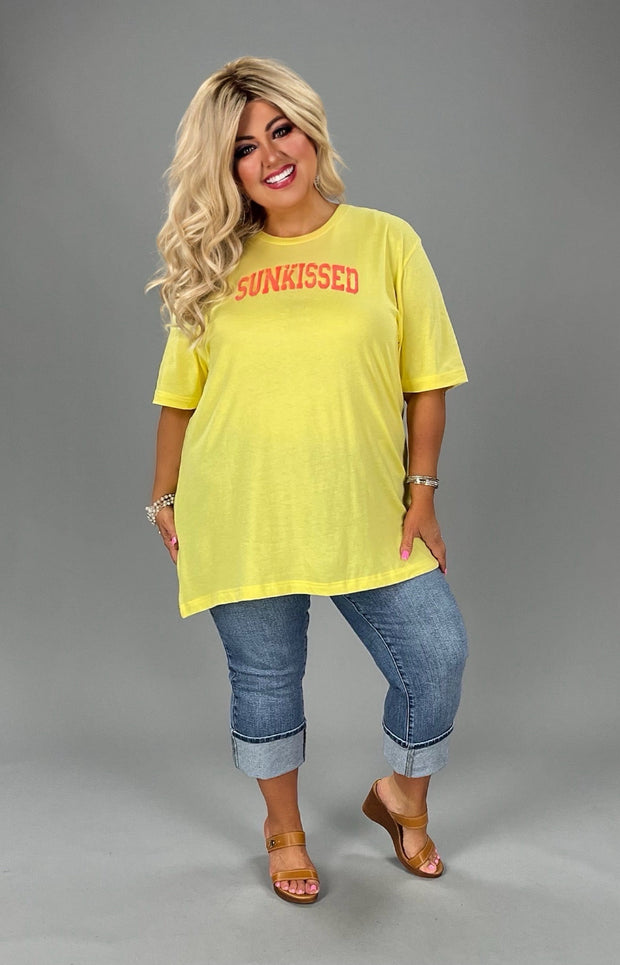 87 GT-Q {Sunkissed} Yellow Graphic Tee PLUS SIZE 2X 3X