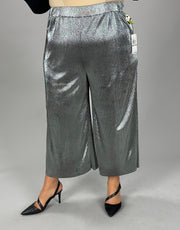 BT-M M-109   {Michael Kors} Silver Metallic Pants Retail $110.00