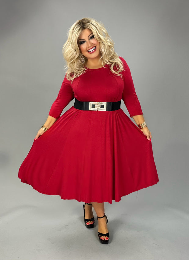 63 SQ {Playing For Keeps} Red Pleated A-Line Dress PLUS SIZE 1X 2X 3X 1X 63 SQ {Playing For Keeps} Red Pleated A-Line Dress PLUS SIZE 1X 2X 3X 1X