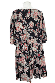 100 PSS {When You Believe} Black Paisley Babydoll Top EXTENDED PLUS SIZE 3X 4X 5X