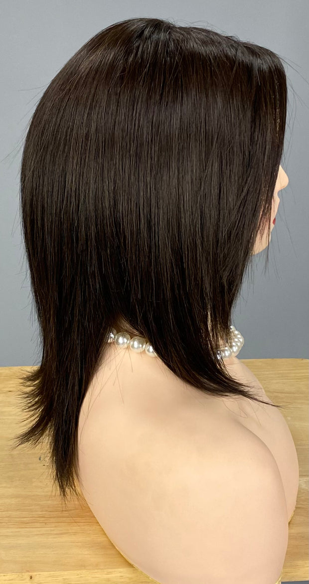 "Peppermint" (Ginger) Hand-Tied Luxury Wig