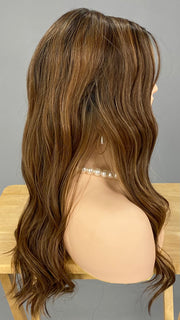 "Maxwella 22" (Mocha with Cream) Belle Tress Luxury Wig