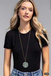 NECKLACE {Happy Hideaway} Teal Beaded Necklace