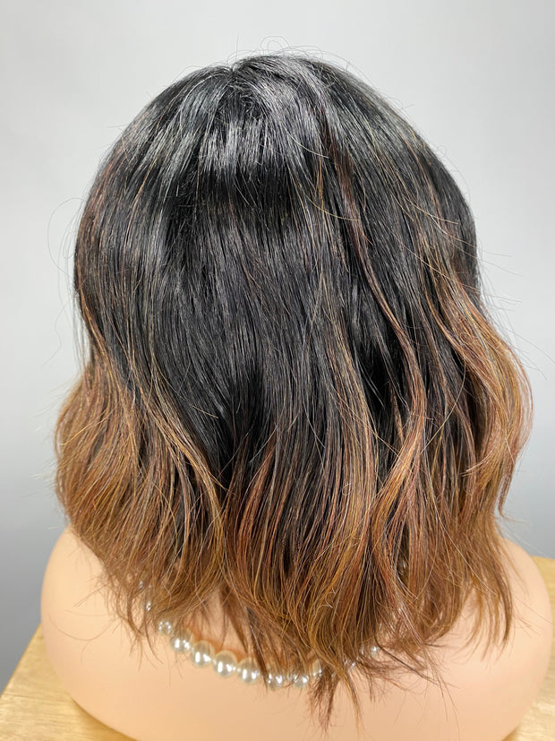 "Caliente" BALAYAGE (Cinnamon Ginger) Luxury Wig