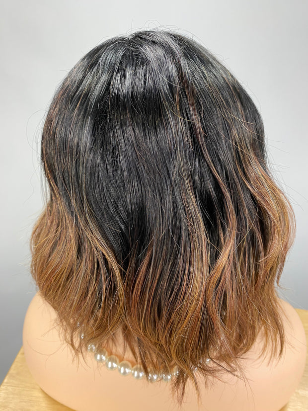 "Caliente" BALAYAGE (Cinnamon Ginger) BELLE TRESS Luxury Wig