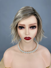 "BonBon" (Rootbeer Float Blonde) Luxury Wig