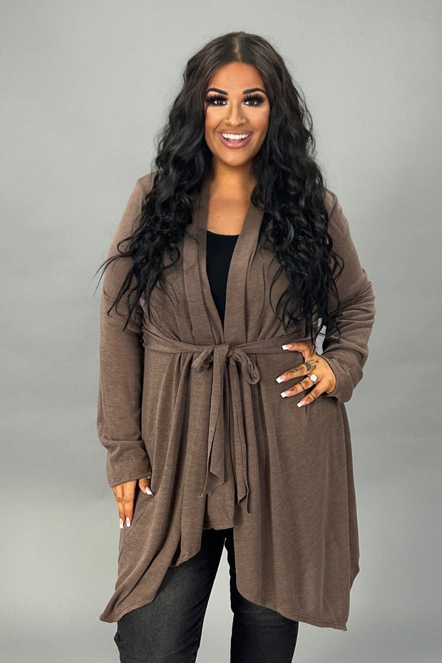 19 OT-B {It's A Journey} Brown SALE!! Cardigan PLUS SIZE XL 2X 3X