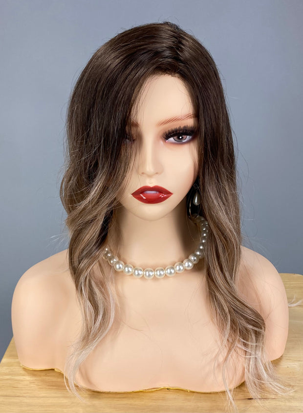 "Dalgona 23" (Peach Bellini) BALAYAGE BELLE TRESS Luxury Wig