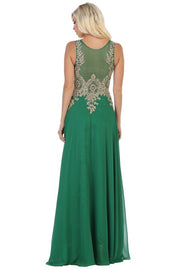 LD-F {Dance & Dream} Emerald Sequin Gown EXTENDED PLUS SIZE 24