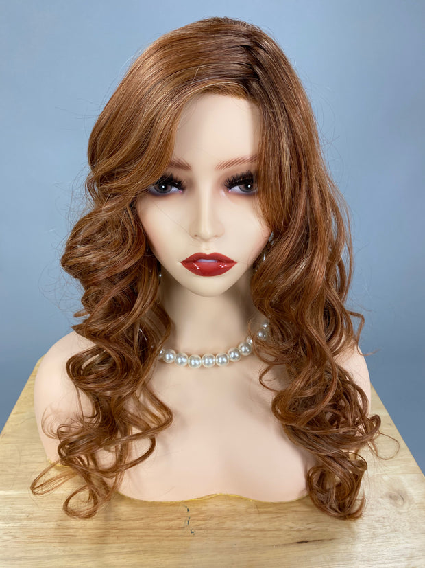 "CAMELLIA" (Sumptuous Strawberry) Luxury Wig