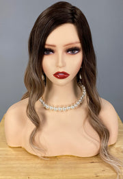 "Maxwella 22" (Peach Bellini) BALAYAGE Belle Tress Luxury Wig