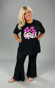 30 GT {Lolly Gagger} Black Graphic Tee PLUS SIZE 3X