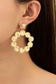 EARRINGS {Pretty Posh} Hammered Gold Earrings