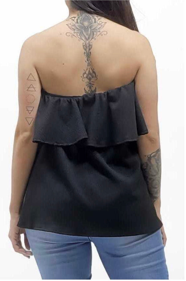 71 OS-A {Midnight Desires} SALE O/S Black Top Plus Size 1X 2X 3X