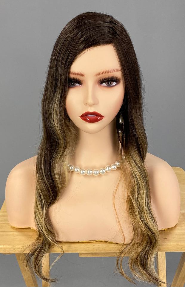"Maxwella 22" (Caramel Almond) BALAYAGE Belle Tress Luxury Wig