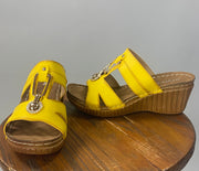 SHOES {Styluxe} Yellow with Wedge