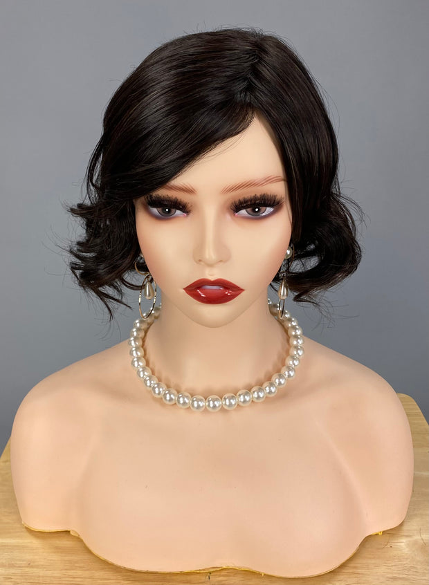 "M&M" (Cappuccino with Cherry) Belle Tress Luxury Wig