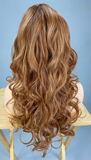 "CAMELLIA" (Sumptuous Strawberry) Luxury Wig