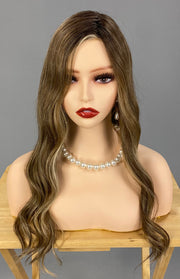 "Maxwella 22" (Brown Sugar Sweet Cream) Belle Tress Luxury Wig