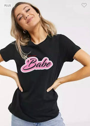 52 GT {Not Your Babe} Black Graphic Tee PLUS SIZE 1X 2X 3X