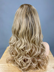"CAMELLIA" (Champagne Apple Pie) Luxury Wig