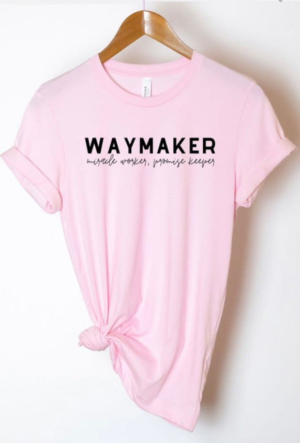 69 GT-L {Waymaker} Pink/Black Print Graphic Tee PLUS SIZE 2X 3X