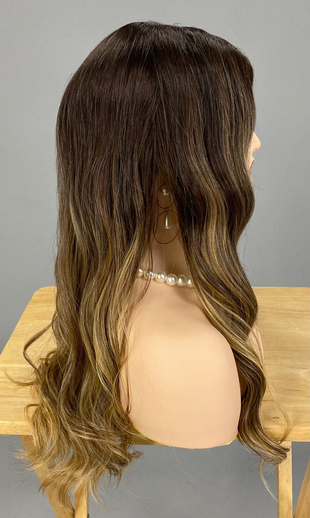 "Maxwella 22" (Caramel Almond) BALAYAGE Belle Tress Luxury Wig