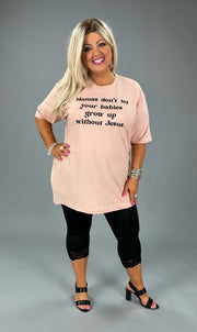 86 GT-A {Mamas Don't Let} Dusty Coral Graphic Tee PLUS SIZE 2X