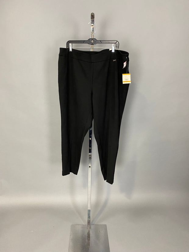 BT-99 {ANNE KLEIN} Black Pants Retail $99 PLUS SIZE 3X