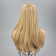 {Bella} Golden Blonde Long Straight Wig